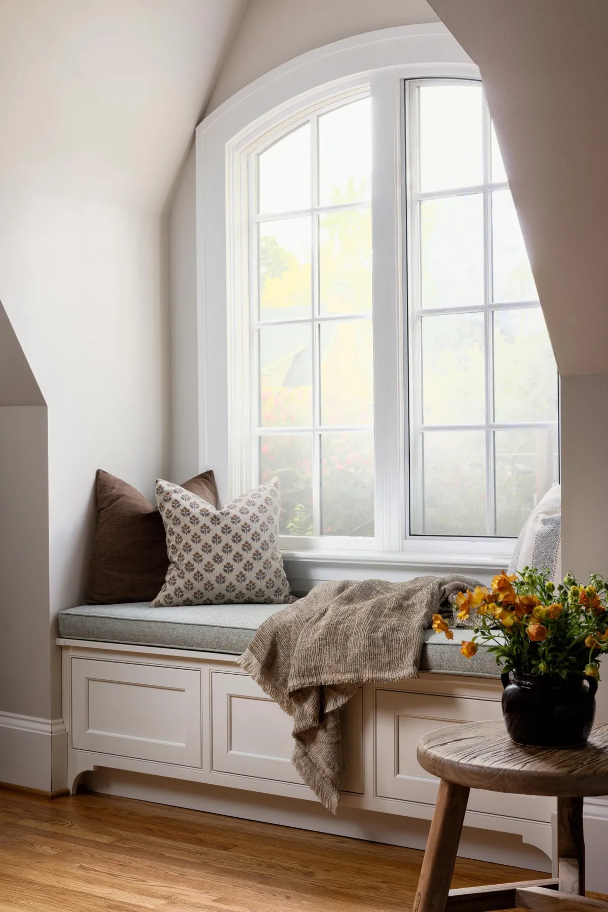 Raleigh historic home remodel - Custom Built-in Storage Bench