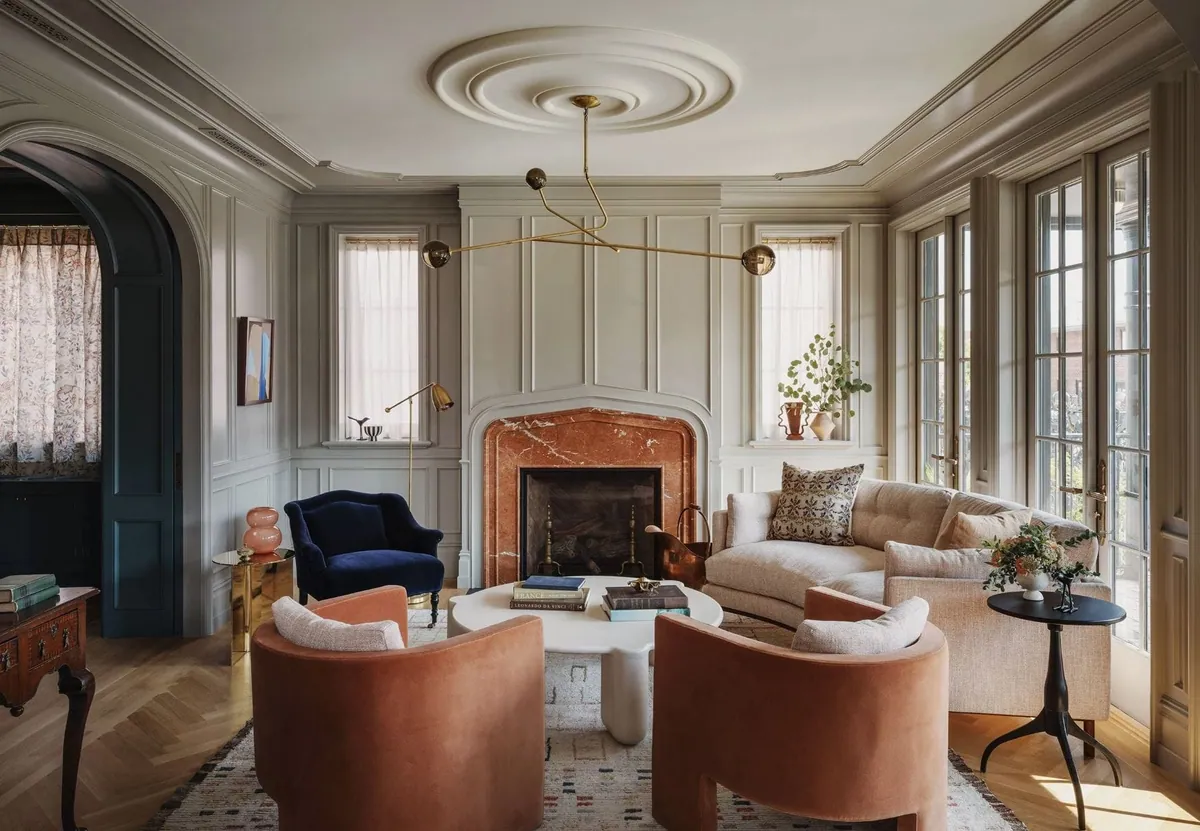 Classic Millwork Living Room