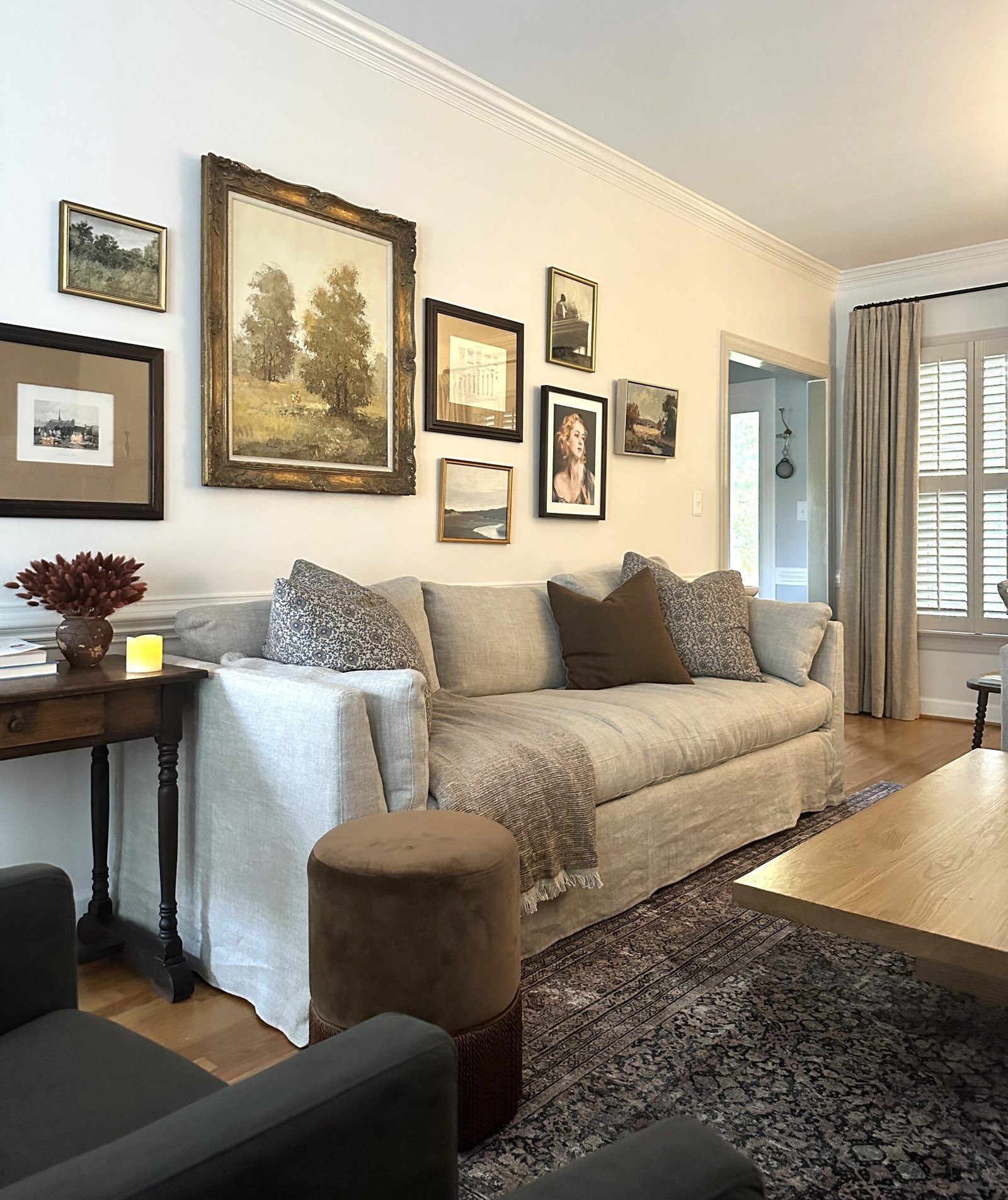 Living room by Interior Designer Raleigh NC – House of Maevie