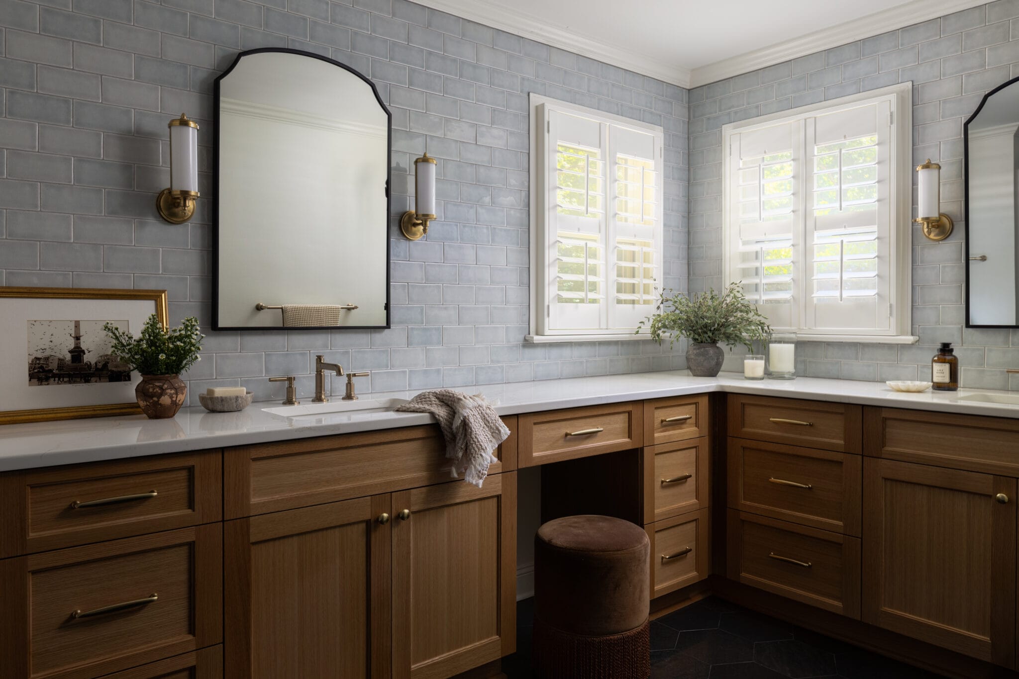 Luxury primary bathroom renovation Raleigh NC - House of Maevie